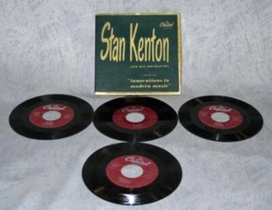 Stan Kenton Orchestra 45RPM 4 Record Box Set Capital Records KDM189 - Picture 1 of 6