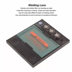 Solar Automatic LCD Dimming Shade Welding Lens Horizontal Power Welding Lens - Picture 1 of 12