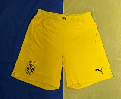 PANTALONES CORTOS DE FÚTBOL LOCAL BORUSSIA DORTMUND 2009-2010 PUMA Talla L Foto 1 de 4