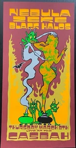 Póster Nebula Zeke San Diego 2001 firmado y numerado por Lindsey Kuhn serie de 170 - Imagen 1 de 1