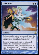 1x Trickbind - Foil Light Play, English Time Spiral MTG Magic