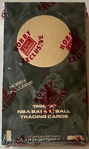 1995-96 SKYBOX E-XL NBA BASKETBALL TRADING CARDS-MINT BOX OF 18 SEVEN CARD PACKS