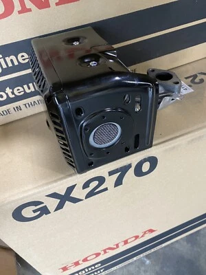 Honda GX270 OEM Muffler NEW Take Off and Deflector. No China Junk. Genuine Honda - Image 1 of 4