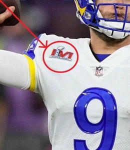 Super Bowl Champions La Rams Matthew Stafford Qb Lvi 56 Aufbügelbar ⭐Plastik⭐ - Bild 1 von 13