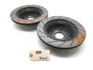 2015-2019 LEXUS RC350 F-SPORT RWD REAR DISC BRAKE ROTORS OEM. - Picture 1 of 13