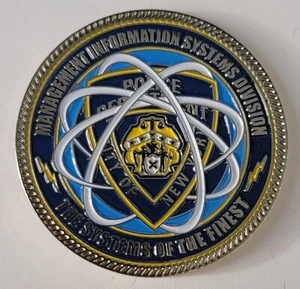 NYPD MANAGEMENT INFORMATION SYSTEMS DIV NDSS NETWORK DEVELOPMENT STANDARDS COIN - Picture 1 of 5