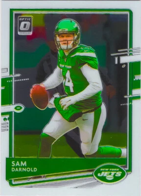 Sam Darnold 2020 Donruss Optic Football Chrome Base Card #76 New York Jets NFL - Image 1 of 2