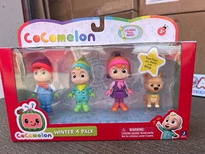 Cocomelon Winter 4 Pack Figures NEW IN BOX! - Picture 1 of 4