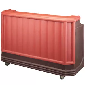 Cambro BAR730189 73" Portable Bar with 80 lb. Ice, 7 Bottle Speed Rail - Picture 1 of 2
