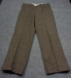 Pantalones Orvis Tweed Para Hombre 32 Marrón Colección Signature Donegal Lana Chino Tweed - Imagen 1 de 11