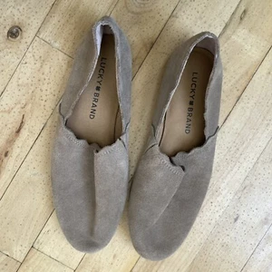 Lucky Brand Womens Cloeey Suede Loafer Flats shoes sz 6M - Picture 1 of 9