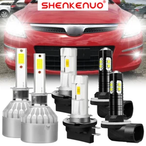 For Hyundai Elantra 2007 2008 2009 2010 LED Headlight Hi/Low + Fog light bulb C6 - Picture 1 of 15