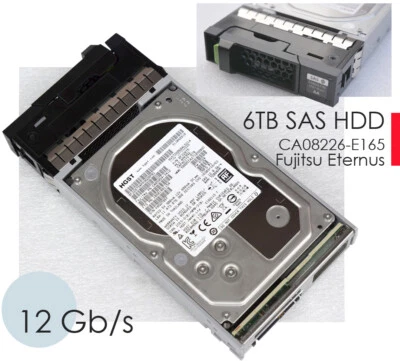 3.5" 8.9Cm 6Tb Hard Drive Ca08226-E165 Ca05954-3412 Fujitsu Eternus Dx S4 Et8 - Image 1 of 4