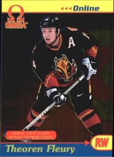 1998-99 (FLAMES) Pacific Omega Online #5 Theo Fleury