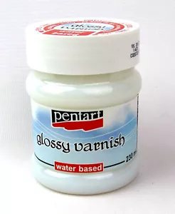 Pentart Glossy Varnish, Water Based, 230ml decoupage and craft sealer finish - Picture 1 of 1