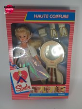 VINTAGE 1985 POUPEE SINDY HAUTE COIFFURE growing hair cut & style PEDIGREE NEUF