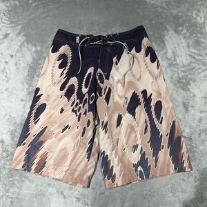 Oakley AOP 3D Logo Board Shorts Size 30 Waist RARE Cyber Digital Glitch Gorp - Picture 1 of 7