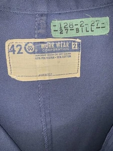 Vintage Original Work Wear Corporation Shop Coat - Picture 1 of 16