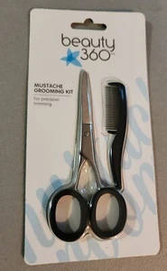 Beauty 360 Schnurrbart Pflege Kit für Präzisionstrimmen - Bild 1 von 6