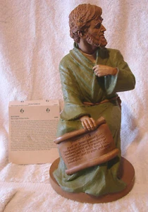 1995 Tom Clark MATTHEW Figure The Gospel Writers Series #6009 10" W/Story Card - Picture 1 of 9