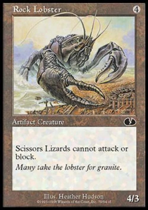 Rock Lobster - Near Mint MTG Unglued - Image 1 of 1