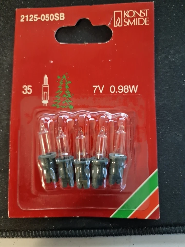 Konstsmide Ersatzbirnen 2650-050 5v klar 50er Kette