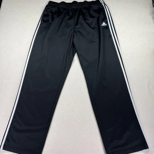 Adidas Hose Herren 3XLT schwarz drei Streifen Track sportlich unten offen Logo* - Bild 1 von 16
