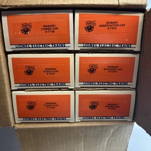 NEW Lionel Wabash Fallen Flag Series Passenger 6 Car Set 6-7227-7232 - Picture 1 of 17
