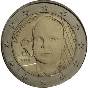 2 Euro München 2025 fdc neues Bildnis Prinz Albert II - Bild 1 von 1