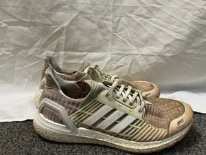 adidas UltraBoost 4.0 DNA Trainers Mens Size 11.5 White Orange Running Shoes - Picture 1 of 23
