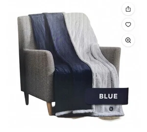 Berkshire Life Coperta Riscaldata Ecopelliccia Lancio Reversibile - Foto 1 di 3