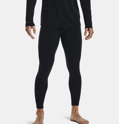 $60 Under Armour Men's ColdGear 1343247 Base 2.0 Baselayer Leggings-Black-Medium - Image 1 of 4