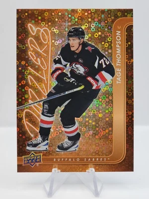 2024-25 Upper Deck #DZ-72 Tage Thompson Dazzlers Orange - Image 1 of 2