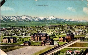 Cartolina d'identità Pocatello vista città VEDI ANGOLI IDAHO  - Foto 1 di 2