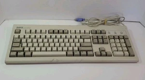 Vintage Dell Quietkey PS/2 Mechanical Keyboard Model RT7D5JTW Dell - Picture 1 of 16