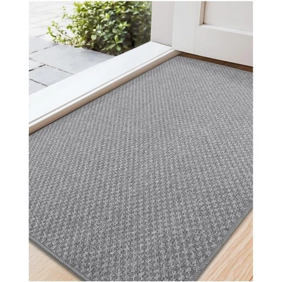 Fußmatte Innen 61x92 cm rutschfest schmutzfangwaschbar grau - Bild 1 von 4