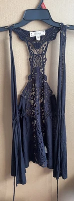 DECREE SUÉTER CÁRDIGAN NEGRO SIN MANGAS XL Foto 1 de 3