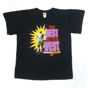 Vintage 90s NBA Charles Barkley Phoenix Suns The Best In The West Nike T-Shirt - Picture 1 of 3