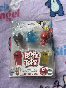 Disney Bops N Tops Pencil Topper Collectible Toys Figures Dumbo Moana Simba - Picture 1 of 1