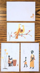 Set/3 African Style Note Cards w/ Envelopes Women for Women International - Picture 1 of 2