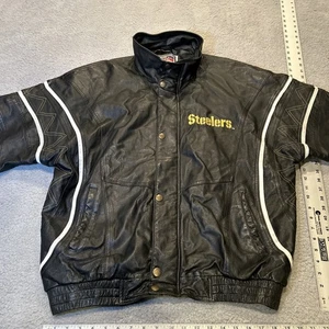 NFL Pro Line STARTER Pittsburgh Steelers Zip/Button Up Jacke Herren Gr: L schwarz - Bild 1 von 10