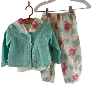 Baby Lulu Los Angeles 4T Floral 3-teiliges Hosen-Set Baumwolle Leinenmischung - Bild 1 von 8