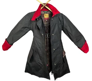 Welligogs Louise Wax Coat: Timeless British Style & Weatherproof EUC Small - Picture 1 of 24