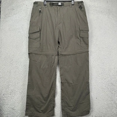 BC Clothing Pants Cargo Convertible Men XL-30 Olive Green Tech Belted Pocket NEW - Image 1 of 4