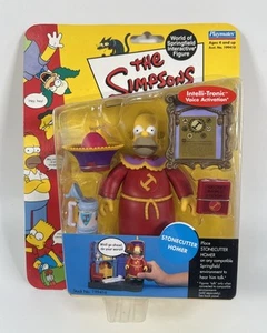 Playmates The Simpsons World Of Springfields Interactive Figur Stonecutter Homer - Picture 1 of 6