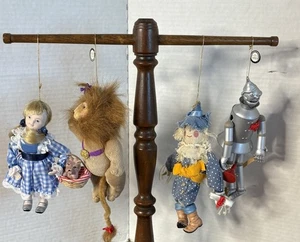 Vintage Rare BRN Wizard of Oz 6" Ornaments set of 4 plus TOTO BB1C2306 - Picture 1 of 8