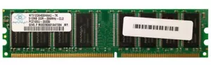 Memory 512mb ddr-266mhz-cl2 pc2100u-20330 nt512d64s8haag-7k - Picture 1 of 1