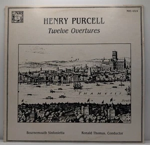 Henry Purcell ~ TWELVE OVERTURES~ Bournemouth Sinfonietta ~ Ronald Thomas NrMt+ - Picture 1 of 3