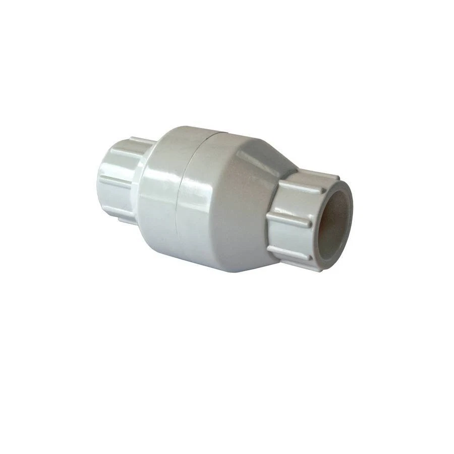 AMERICAN VALVE PVC Sch 40 1/2-in Socket PVC In-line Check Valve P32S12 - BULK - Image 1 of 1