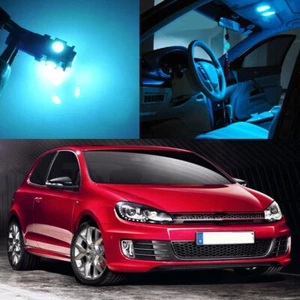 15×ICE Blue Interior LED Light Kit for VOLKSWAGEN MK5 MK6 GOLF GTI 2010-2016 - Picture 1 of 8